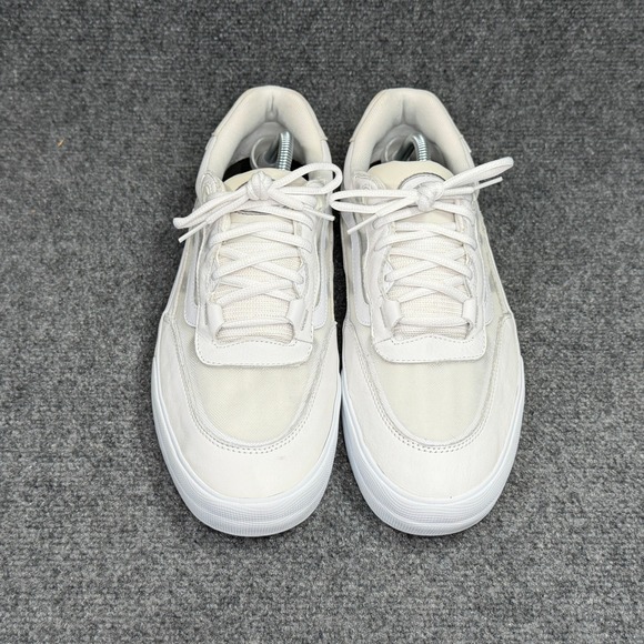 Vans Skate 2 Wayvee Shoes Men\'s 13 White‎ Leather Low Lace Retro Skate Sneakers main image 3